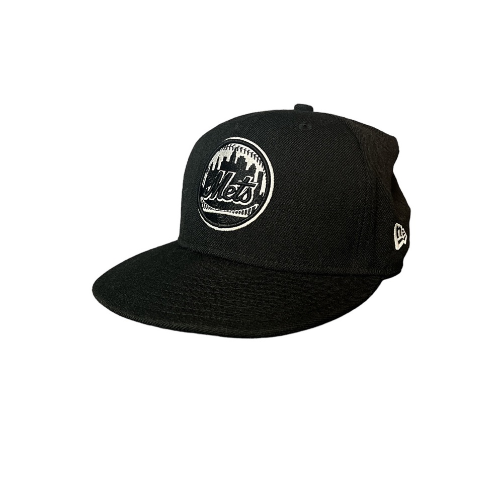 New York Mets New Era Fitted Hat - Black